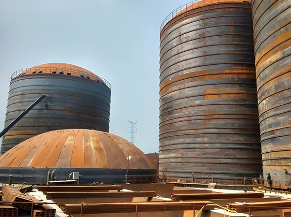 蜀山焦粉钢板仓